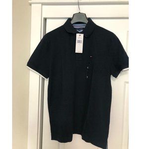 Tommy Hilfiger Men's Dark blue Polo Shirt - Size M